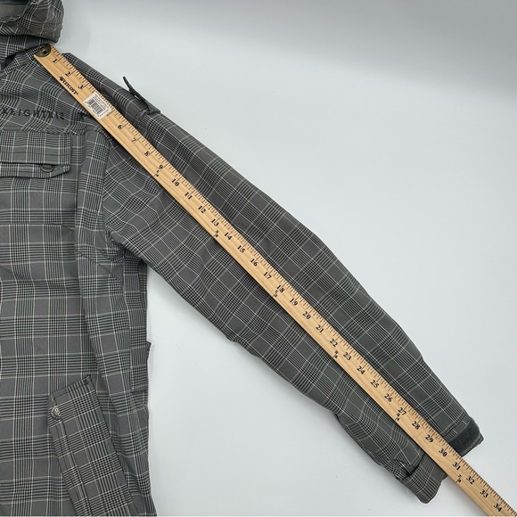 686 technical apparel Snowboard Ski jacket Mens Small S Gray Minor Flaws Stains - Picture 4 of 16
